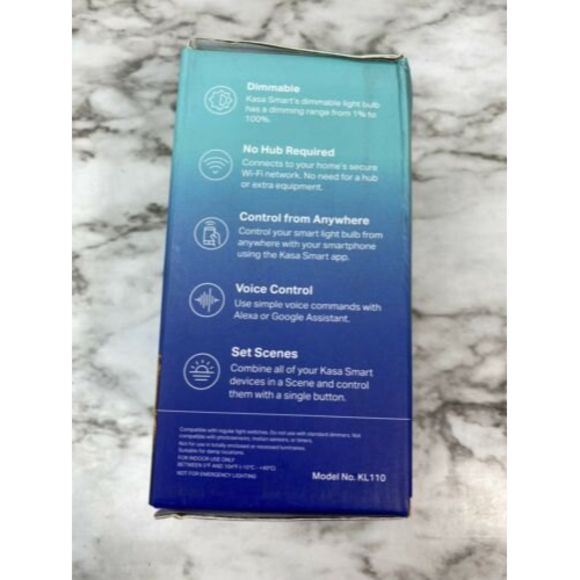 Kasa Smart KL110 Light Bulb, LED Smart Wi-Fi Alexa Bulbs Open Box - Picture 2 of 8